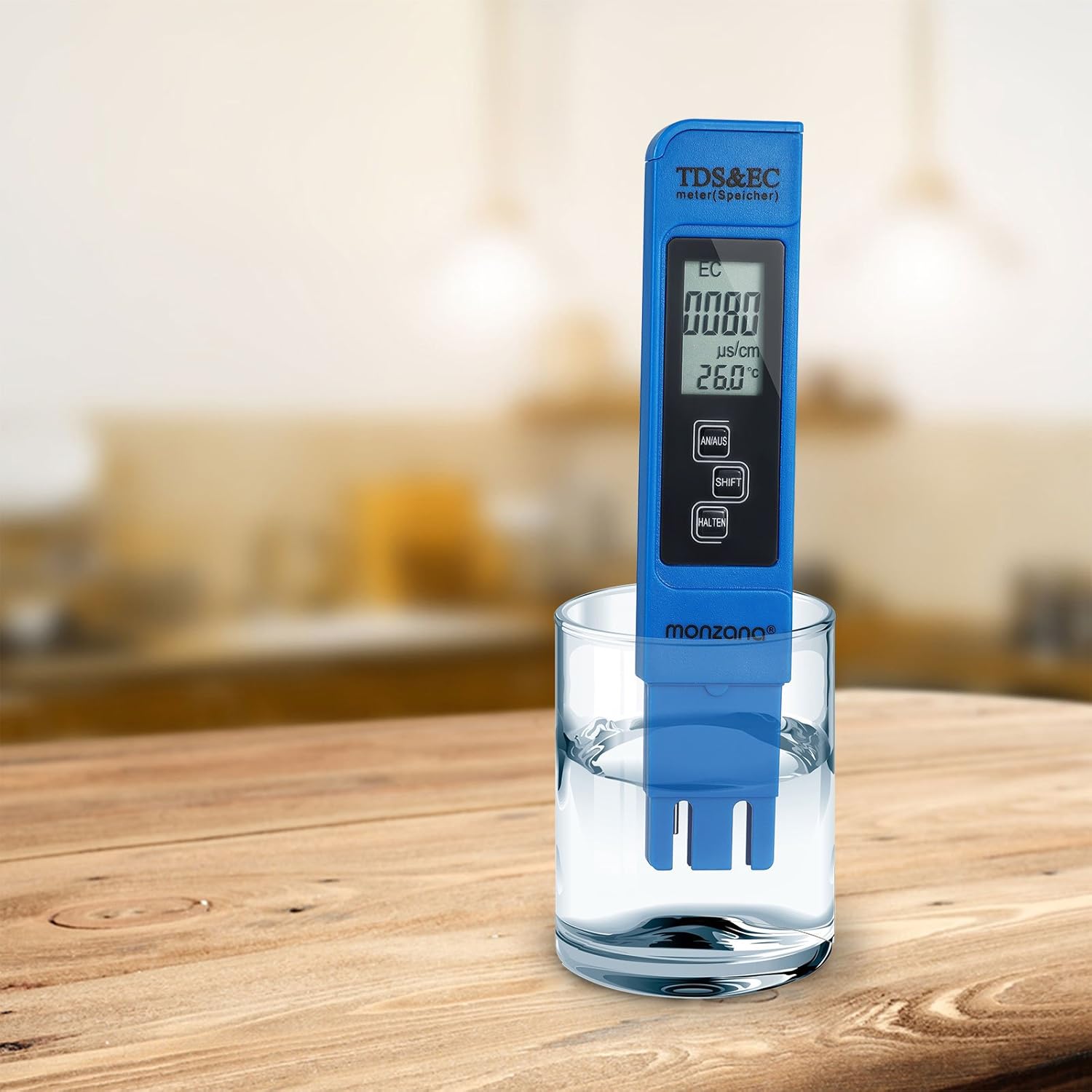 Monzana 3 in 1 TDS EC PH Messgerät Digitaler Wassertester | mit LCD Anzeige | Batterie - verschiedene Modelle — Ansicht 5