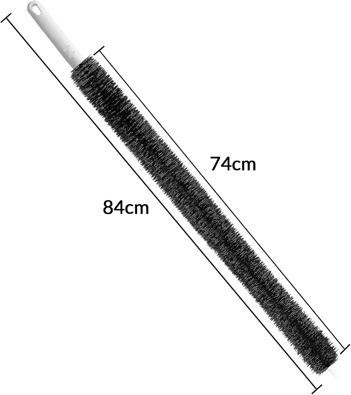 Monzana® Heizkörperbürste 84 cm Lang Flexibel Staub Reinigungsbürste Öse am Griff Heizungsreinigung Radiatorenbürste Rippenheizkörper Flachheizkörper — Ansicht 3