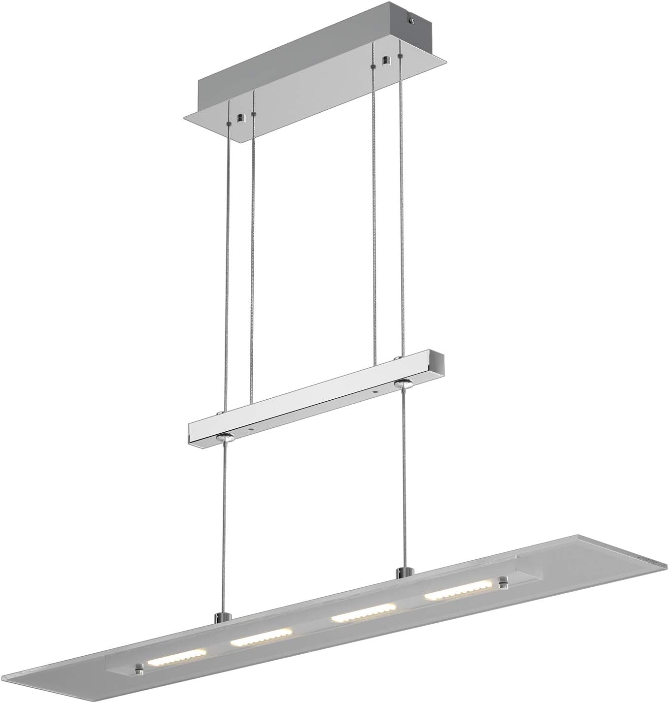 Monzana LED Pendelleuchte warmweiß stufenlos 20W 1600lm Deckenlampe Hängeleuchte Esstischleuchte Deckenleuchte Küche