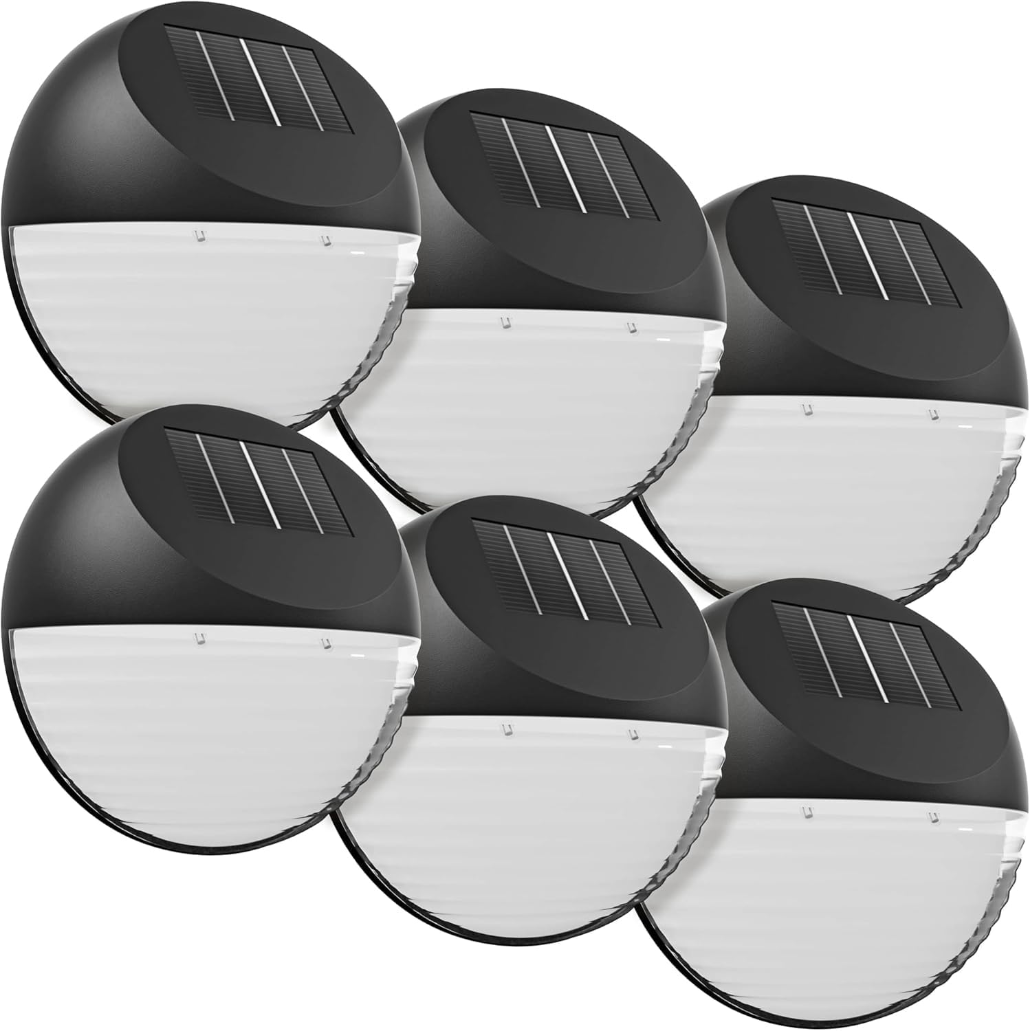 Monzana® Solarleuchten für Außen Garten LED Solarleuchten wasserdicht IP65 stilvolle Gartendeko Balkon Leuchte Deko 6er Set