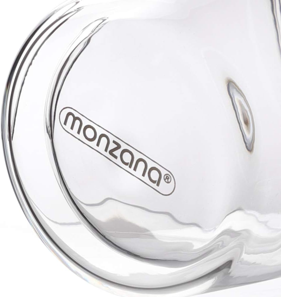 MONZANA® Teekanne mit Siebeinsatz und 4 Gläser 1,2 Liter Hitzebeständig Teesieb Herausnehmbar Glaskanne für losen Tee Edelstahl Deckel Borosilikatglas — Ansicht 6