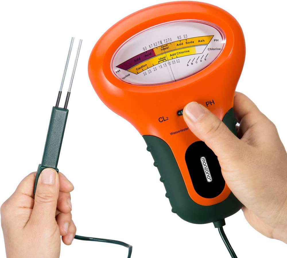 Monzana Wassertester Primeur für PH und Chlor 18x12x5cm — Ansicht 2